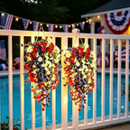 ⚡ Over 50,000 Sold!🎉✨🇺🇸 Celebrate America’s 250th Anniversary with Patriotic Hanging Flower Baskets