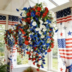 ⚡ Over 50,000 Sold!🎉✨🇺🇸 Celebrate America’s 250th Anniversary with Patriotic Hanging Flower Baskets