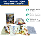 ✝️ Catholic Holy Card Holder – Pocket Prayer Card Organizer with Snap Closure