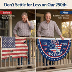 100% Veteran Owned / Handcrafted in USA-250th Anniversary Banners