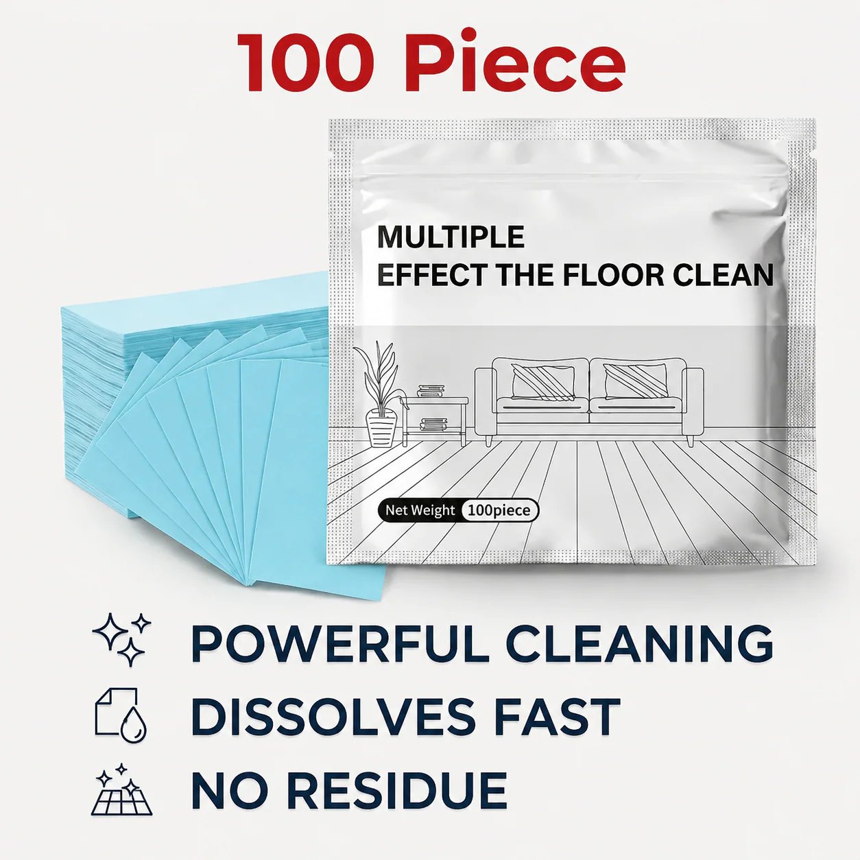 🔥Last Day 49% OFF🦠Multi-Surface Antibacterial Cleaner for Hardwood, Tile & Laminate🏡